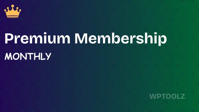 Monthly Premium Membership